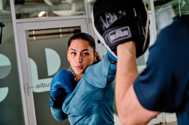 Group Boxing Training combines high-energy boxing technique with fast-paced cardio for a powerful, full-body workout. 